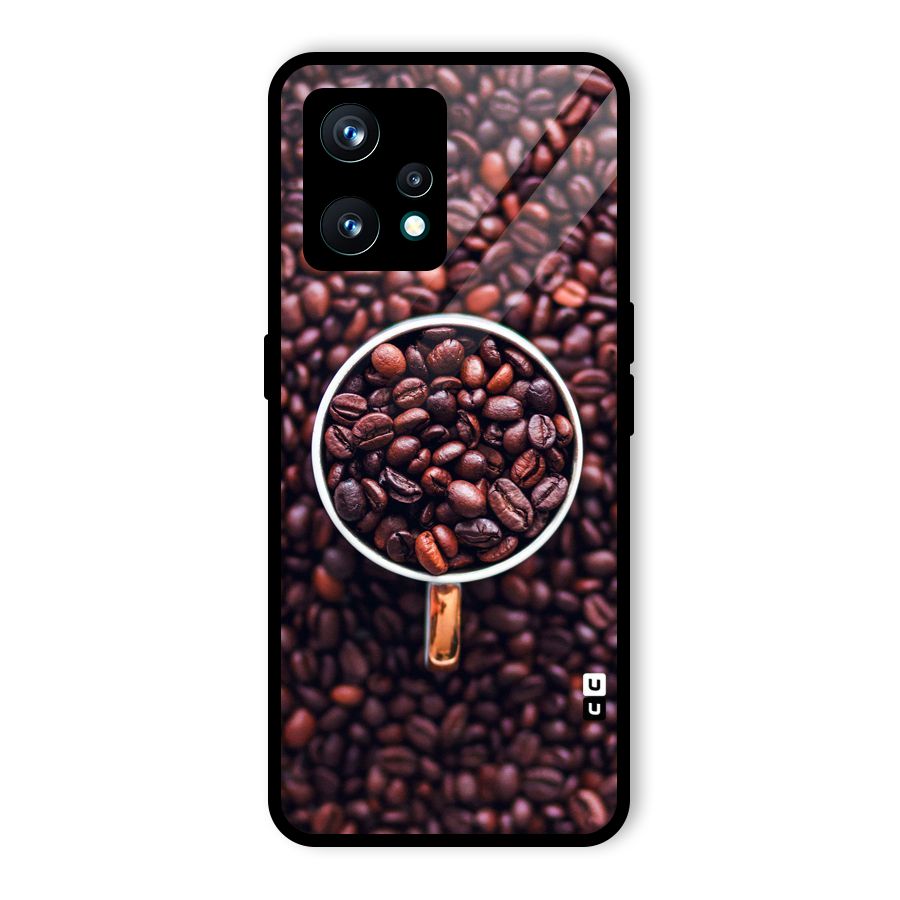 Focus Coffee Beans Glass Back Case for Realme 9 Pro Plus 5G