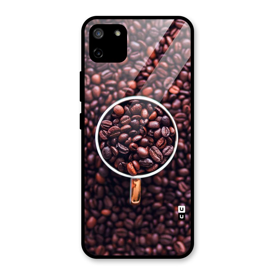 Focus Coffee Beans Glass Back Case for Realme C11