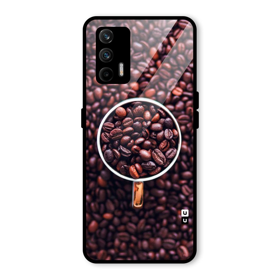 Focus Coffee Beans Glass Back Case for Realme GT 5G
