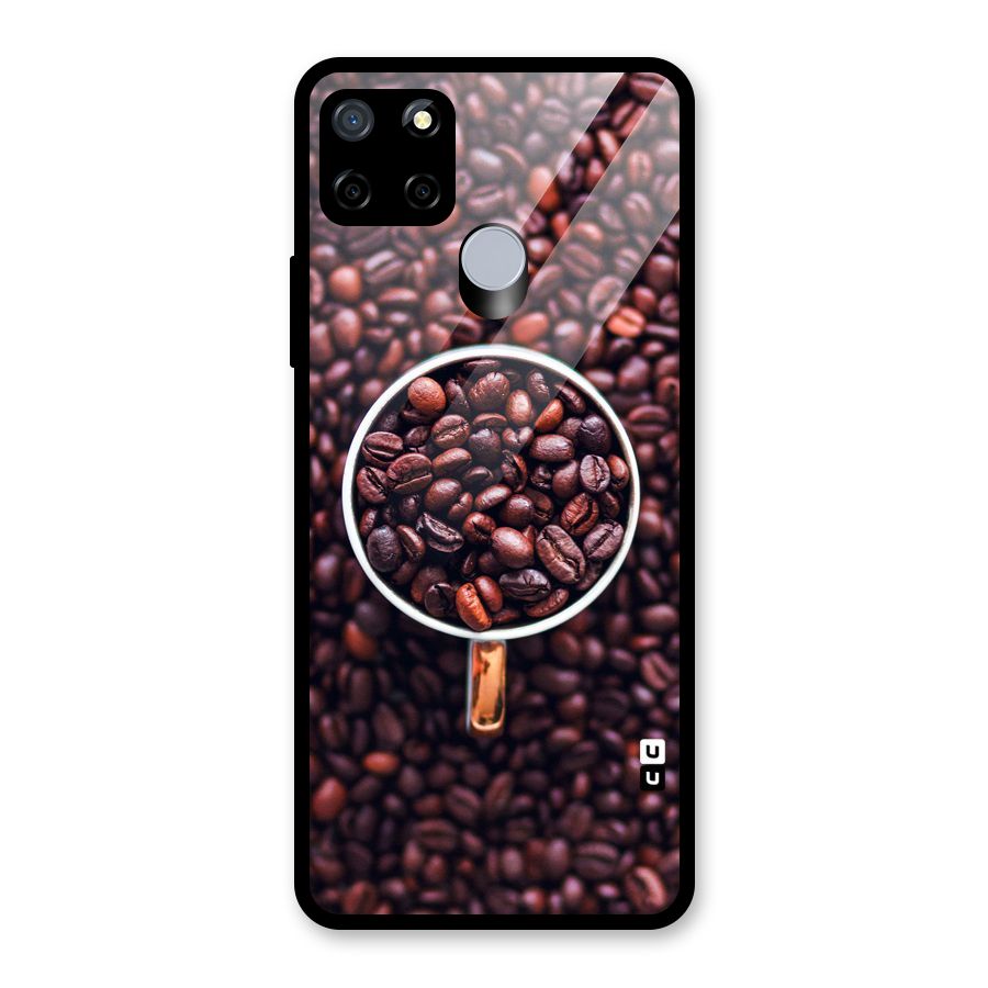 Focus Coffee Beans Glass Back Case for Realme Narzo 20
