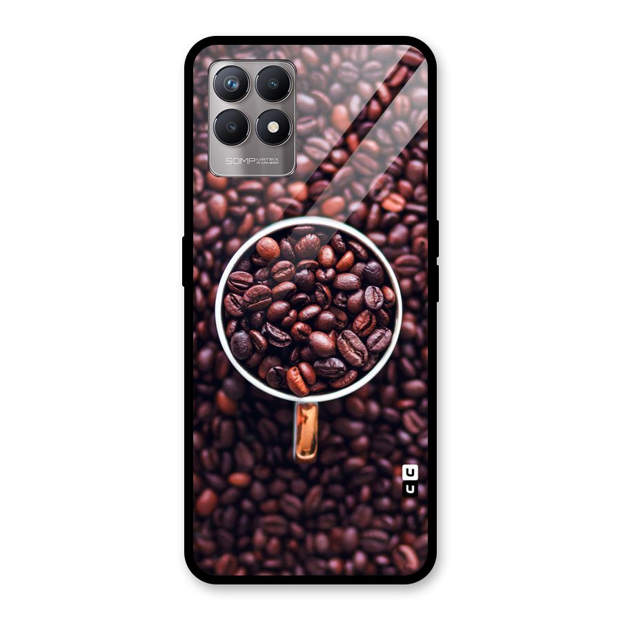 Focus Coffee Beans Glass Back Case for Realme Narzo 50