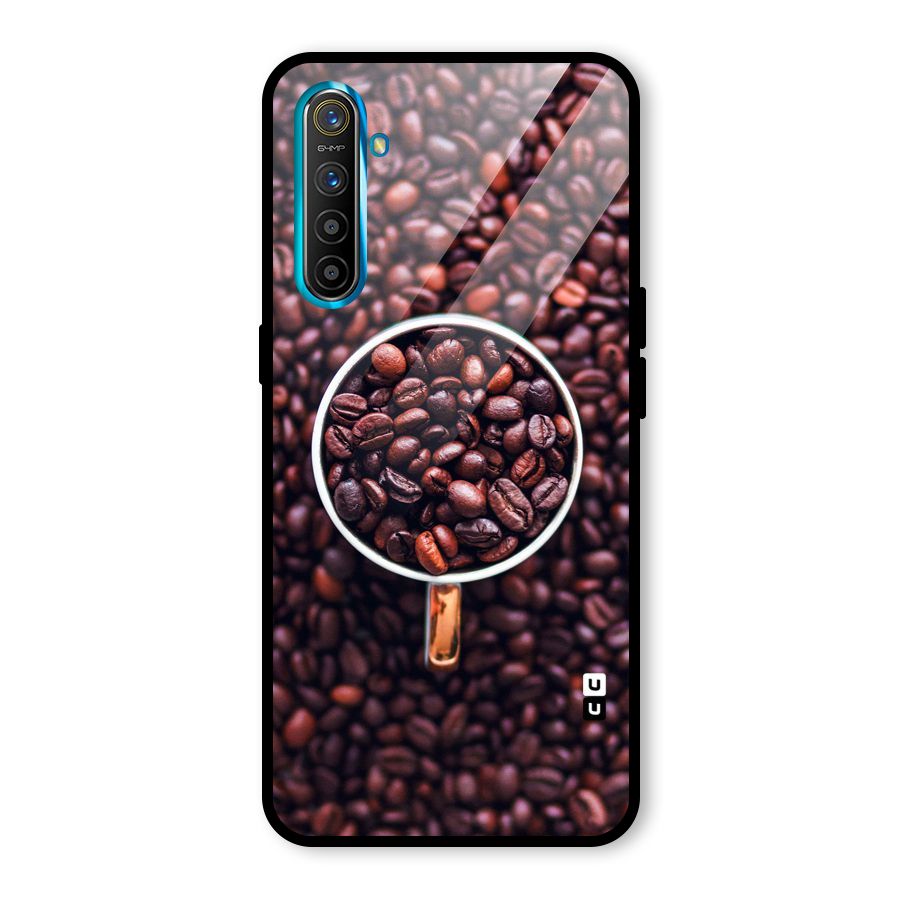 Focus Coffee Beans Glass Back Case for Realme X2