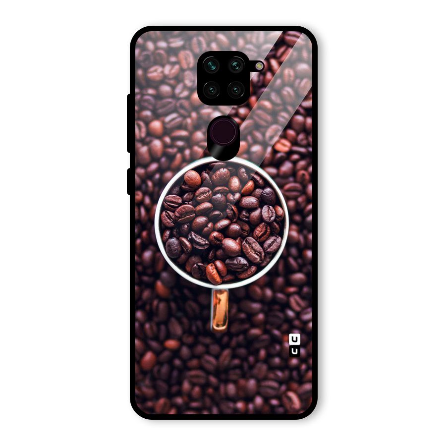 Focus Coffee Beans Glass Back Case for Redmi Note 9