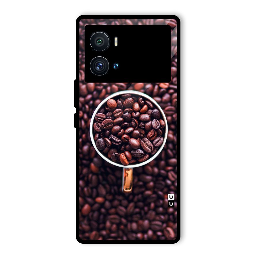 Focus Coffee Beans Glass Back Case for Vivo iQOO 9 Pro