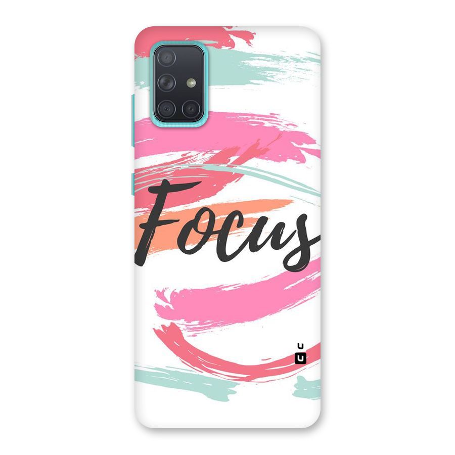 Focus Colours Back Case for Galaxy A71
