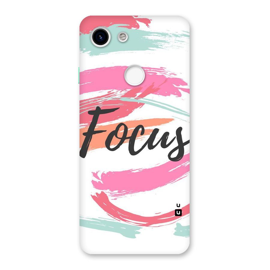 Focus Colours Back Case for Google Pixel 3