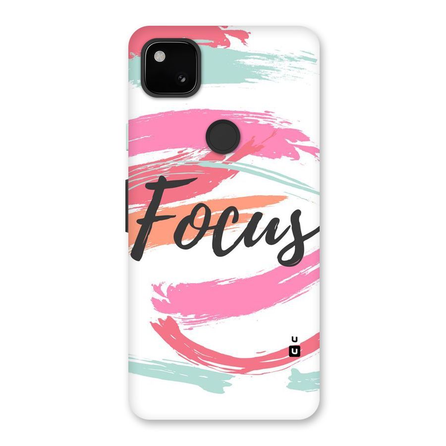 Focus Colours Back Case for Google Pixel 4a