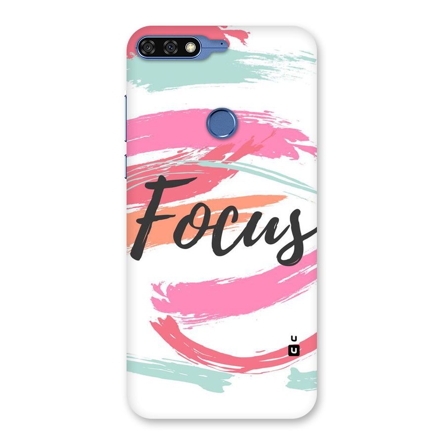 Focus Colours Back Case for Honor 7C