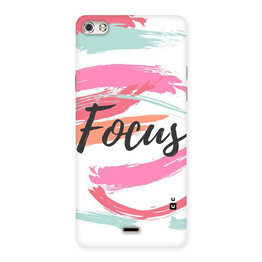 Focus Colours Back Case for Micromax Canvas Silver 5