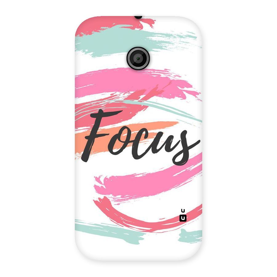 Focus Colours Back Case for Moto E