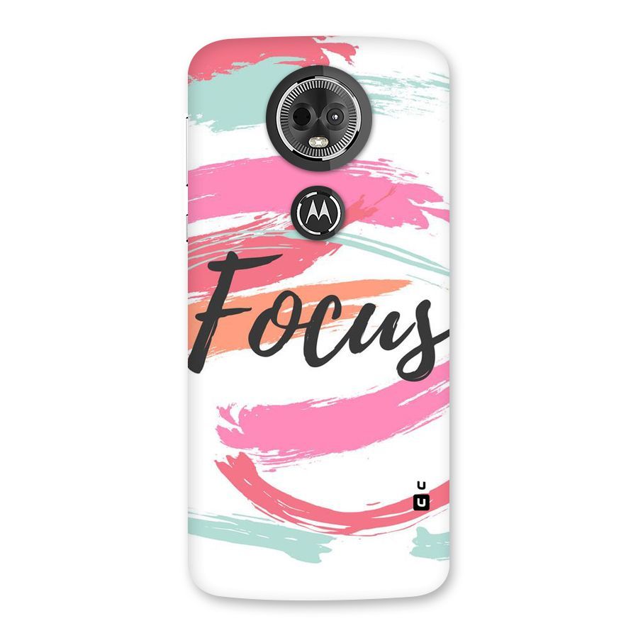 Focus Colours Back Case for Moto E5 Plus