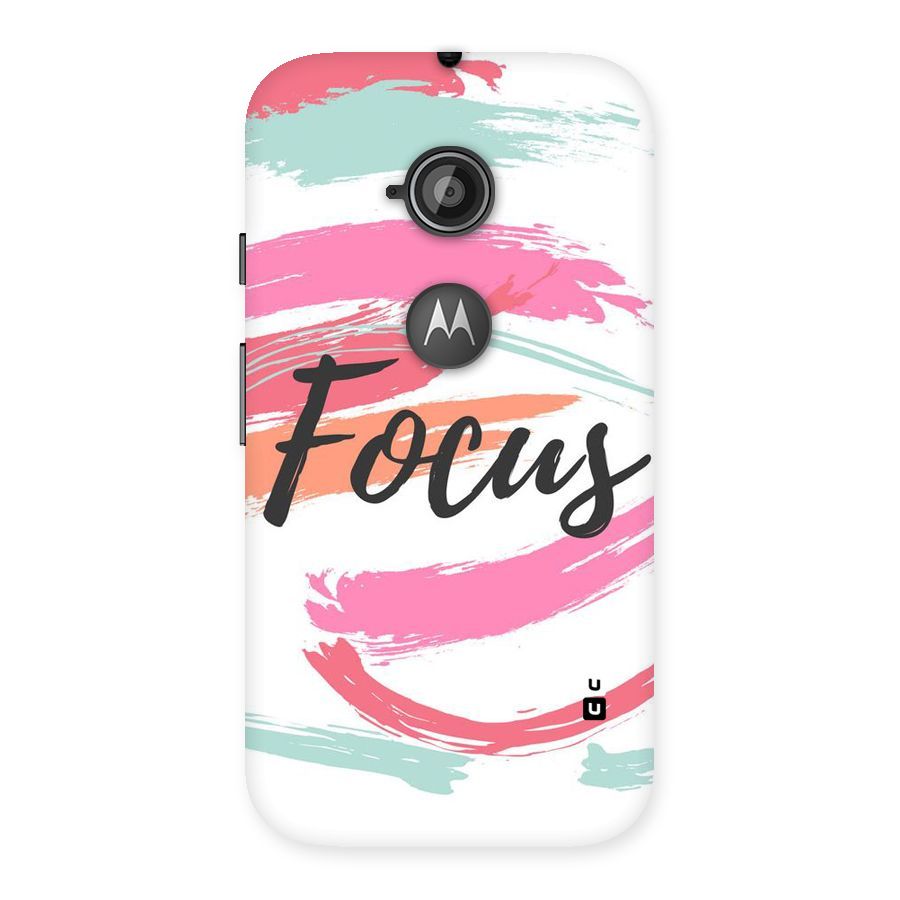 Focus Colours Back Case for Moto E 2nd Gen