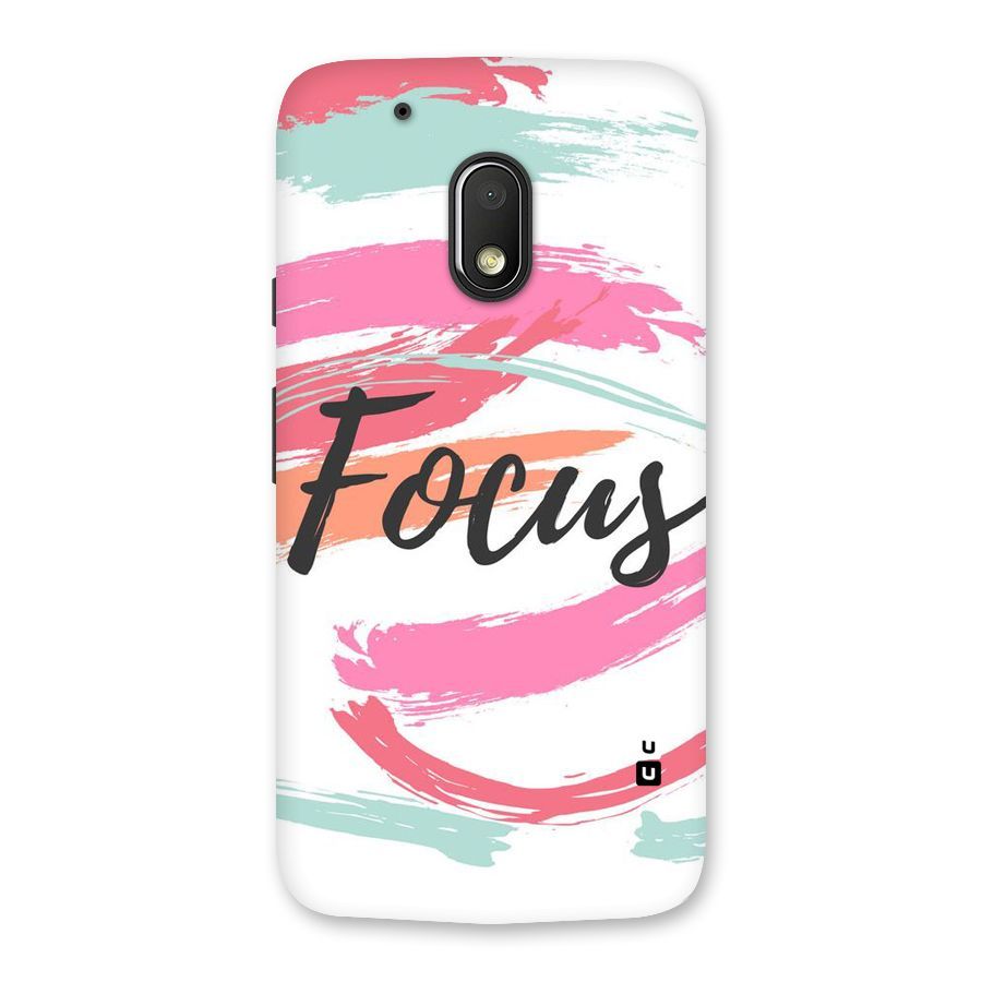 Focus Colours Back Case for Moto G4 Play