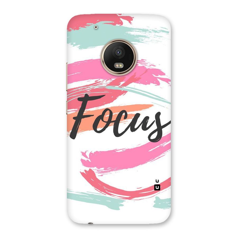 Focus Colours Back Case for Moto G5 Plus