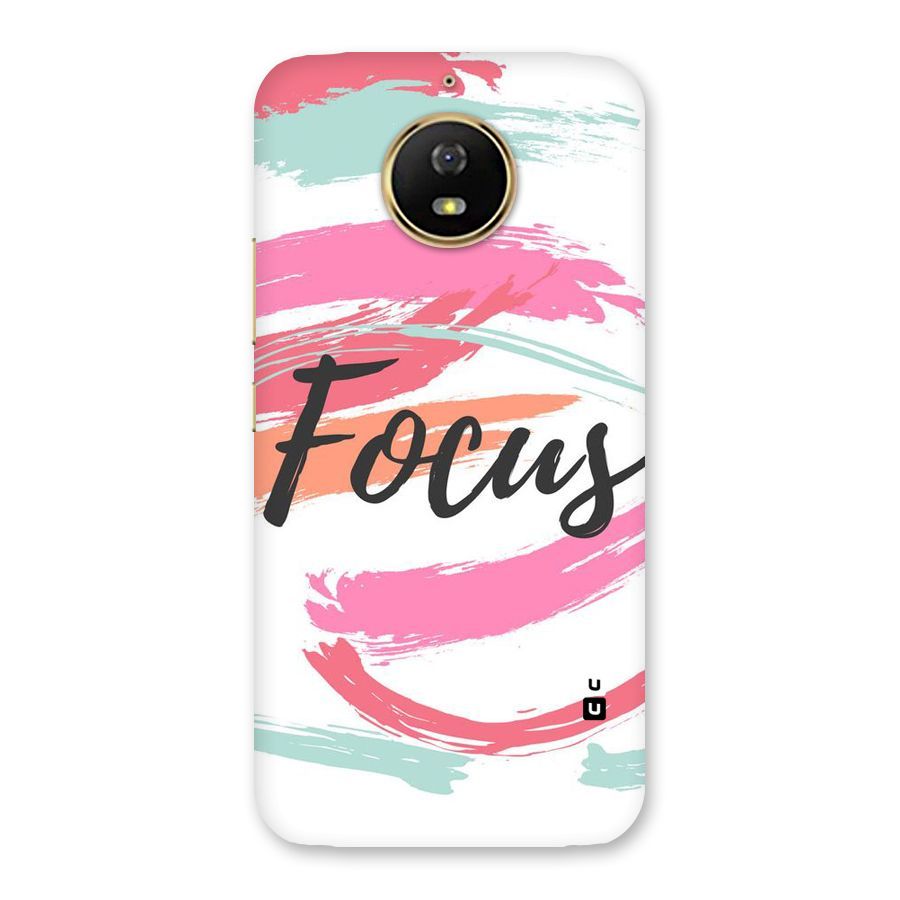 Focus Colours Back Case for Moto G5s