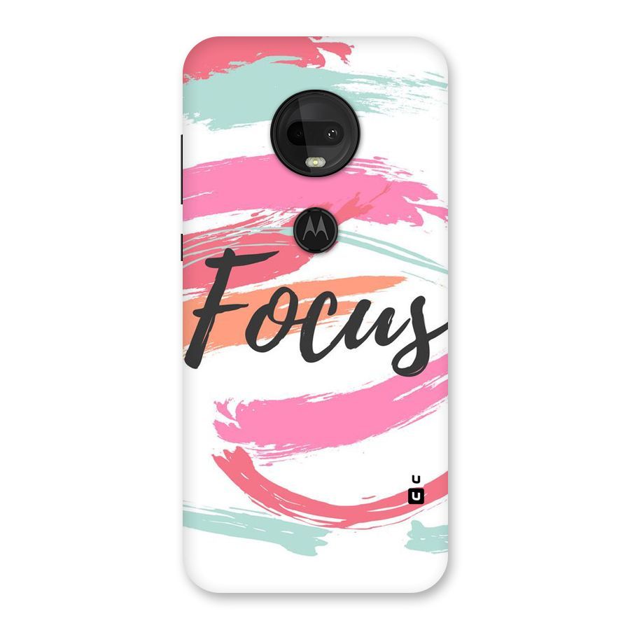 Focus Colours Back Case for Moto G7