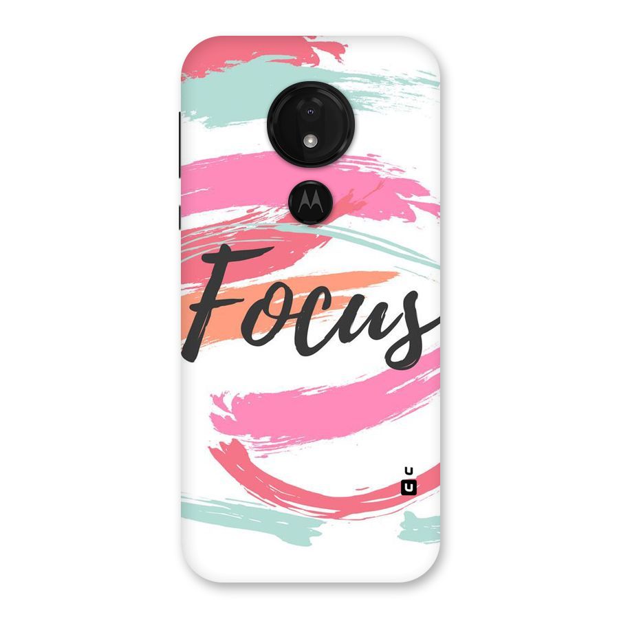 Focus Colours Back Case for Moto G7 Power