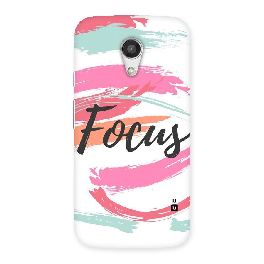 Focus Colours Back Case for Moto G 2nd Gen