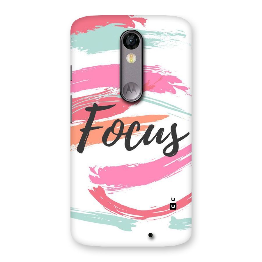 Focus Colours Back Case for Moto X Force