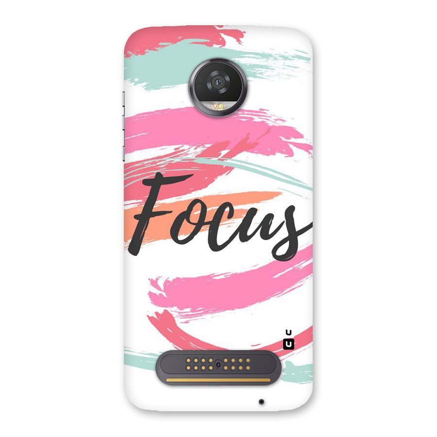 Focus Colours Back Case for Moto Z2 Play