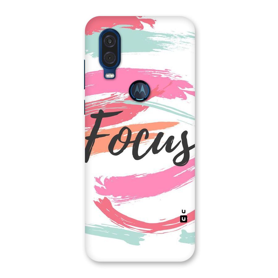 Focus Colours Back Case for Motorola One Vision