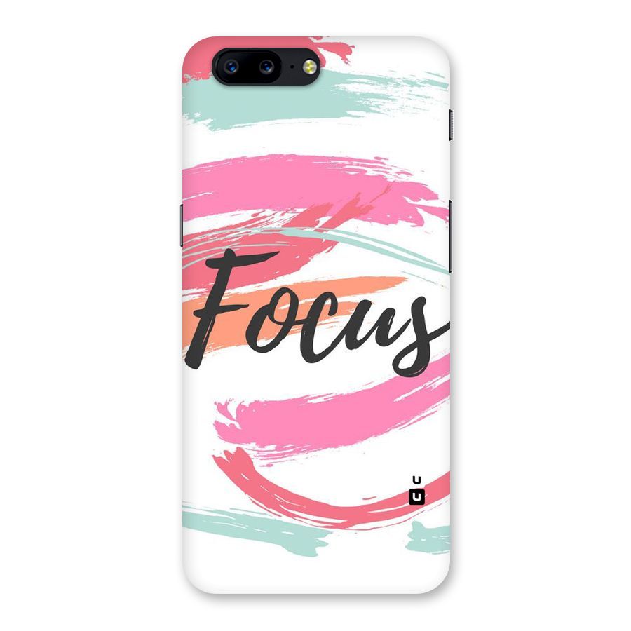 Focus Colours Back Case for OnePlus 5