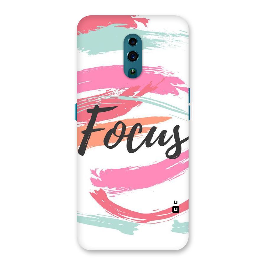 Focus Colours Back Case for Oppo Reno