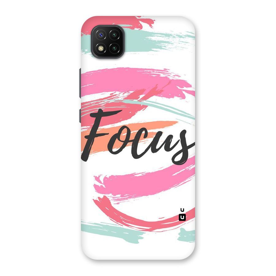 Focus Colours Back Case for Poco C3