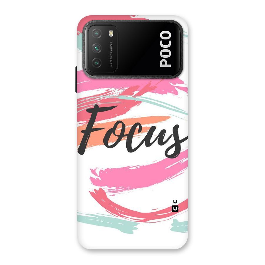 Focus Colours Back Case for Poco M3
