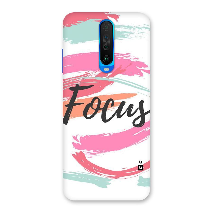 Focus Colours Back Case for Poco X2