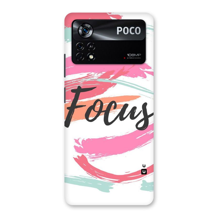 Focus Colours Back Case for Poco X4 Pro 5G