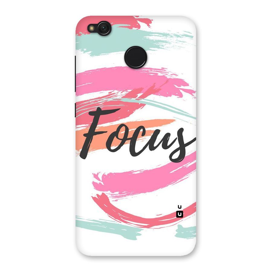 Focus Colours Back Case for Redmi 4