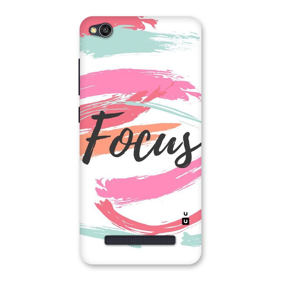 Focus Colours Back Case for Redmi 4A