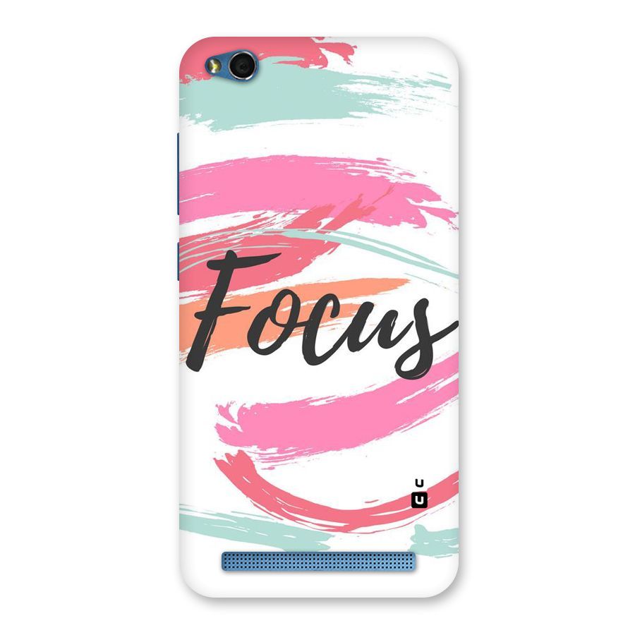 Focus Colours Back Case for Redmi 5A