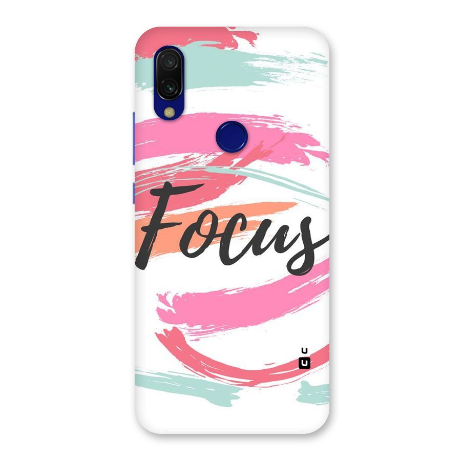 Focus Colours Back Case for Redmi 7