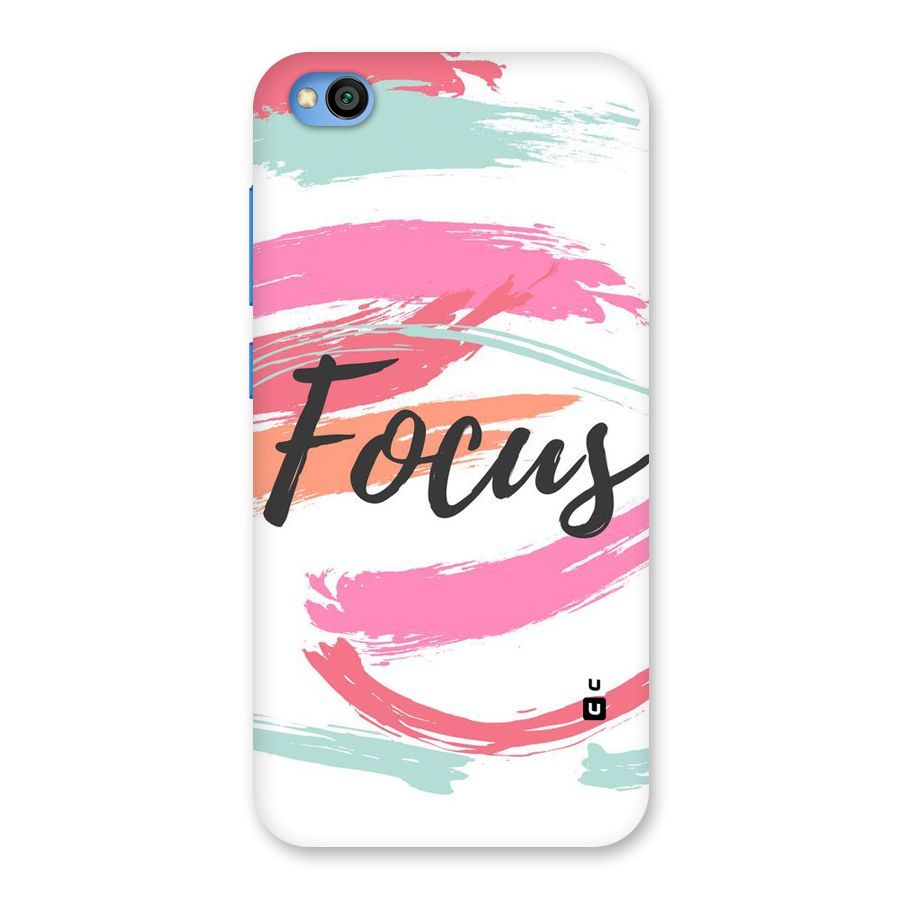 Focus Colours Back Case for Redmi Go