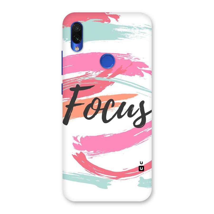 Focus Colours Back Case for Redmi Note 7S