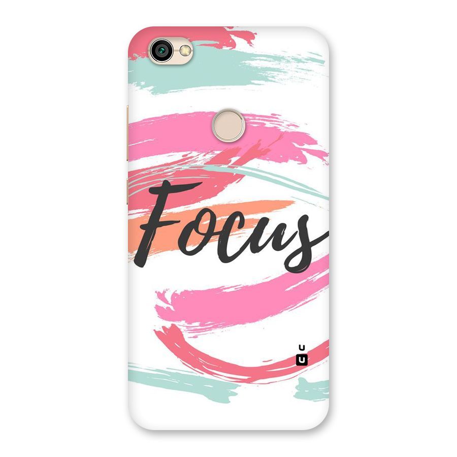Focus Colours Back Case for Redmi Y1 2017