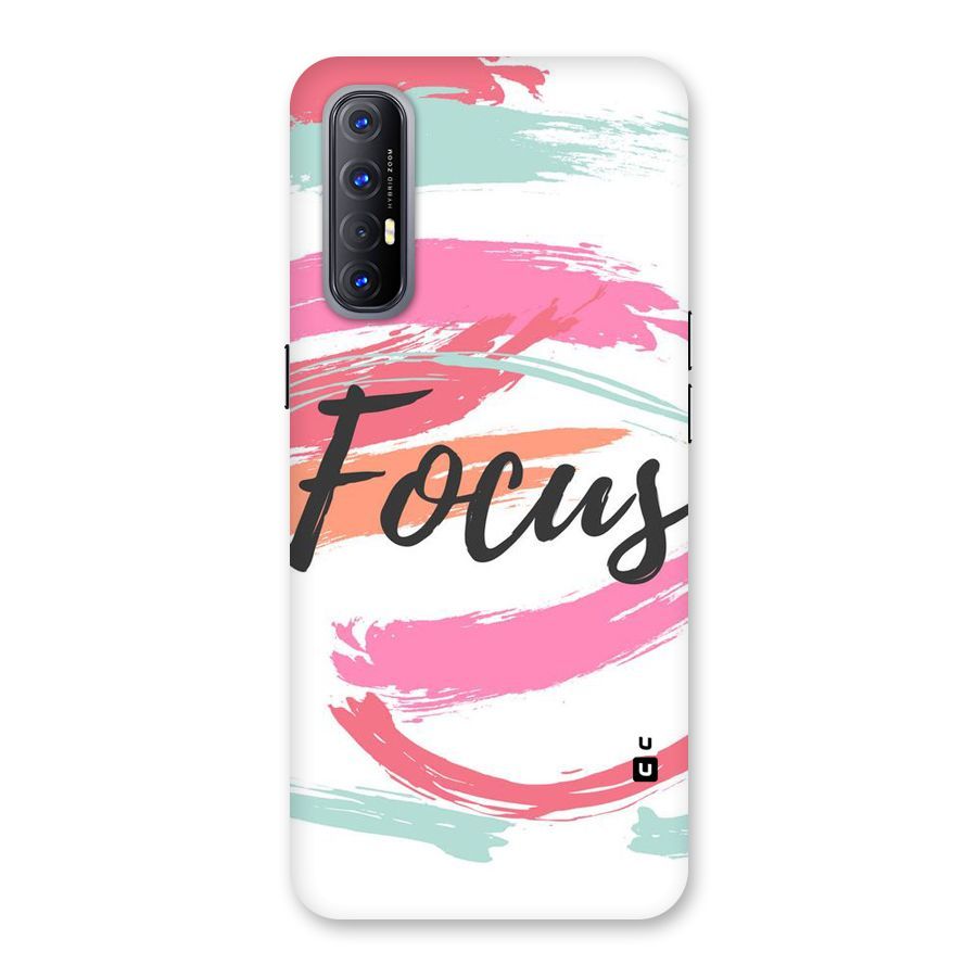 Focus Colours Back Case for Reno3 Pro