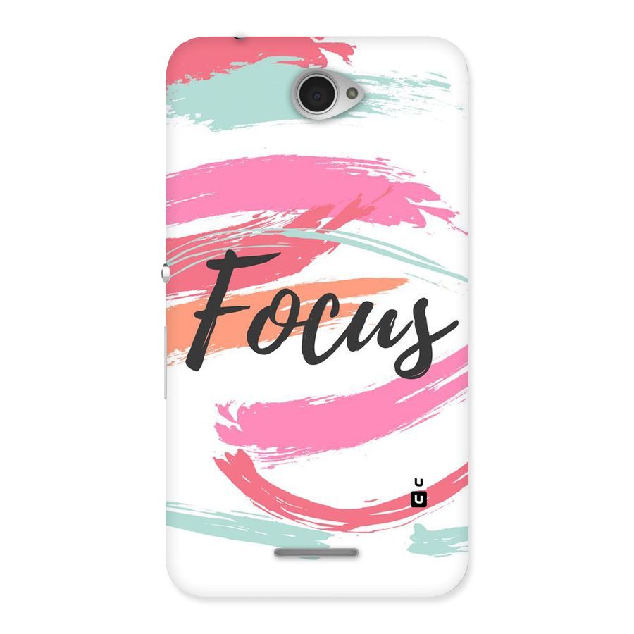 Focus Colours Back Case for Sony Xperia E4