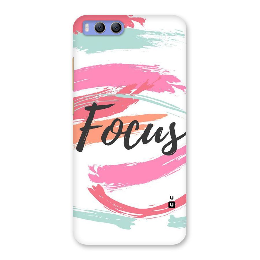 Focus Colours Back Case for Xiaomi Mi 6