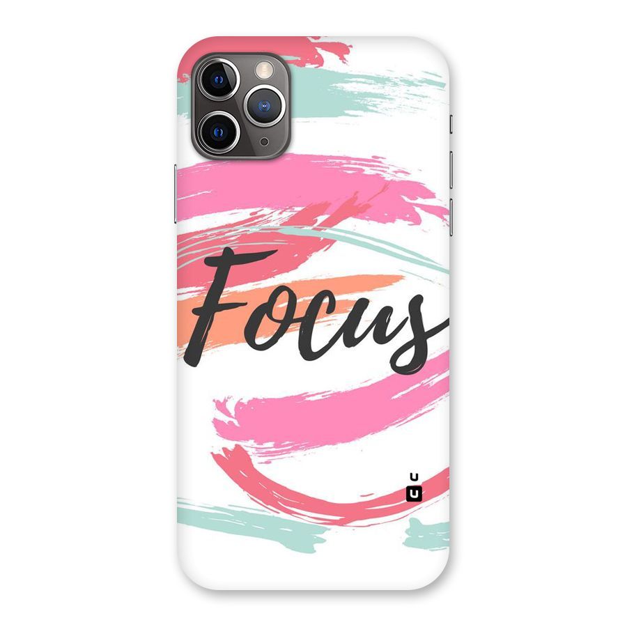 Focus Colours Back Case for iPhone 11 Pro Max