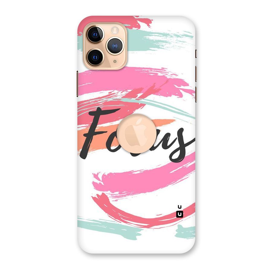 Focus Colours Back Case for iPhone 11 Pro Max Logo Cut