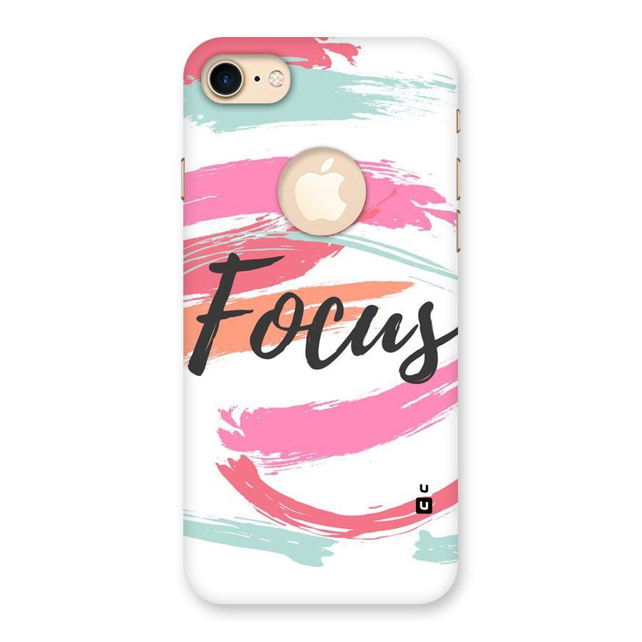 Focus Colours Back Case for iPhone 7 Logo Cut