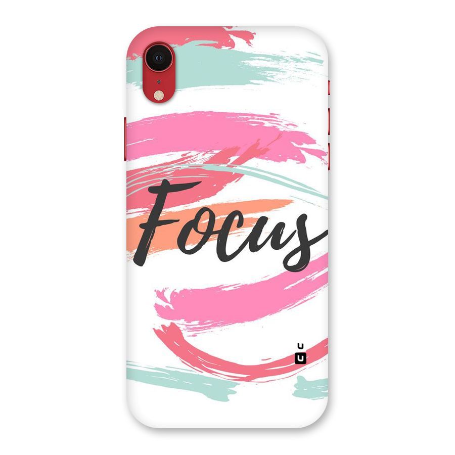 Focus Colours Back Case for iPhone XR