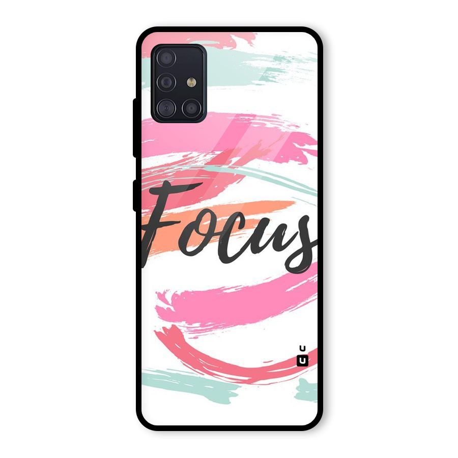 Focus Colours Glass Back Case for Galaxy A51