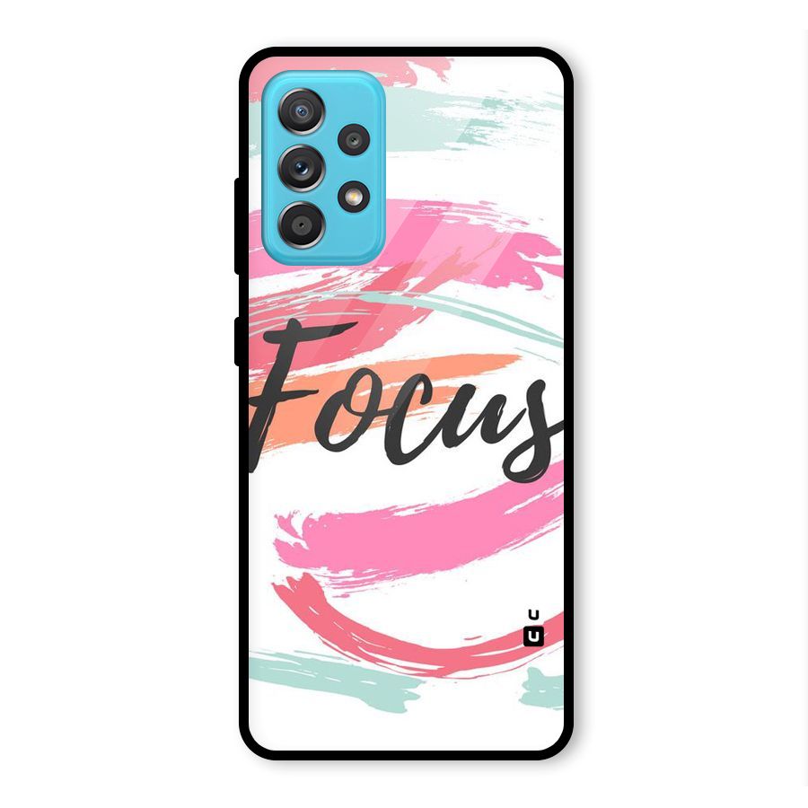 Focus Colours Glass Back Case for Galaxy A52