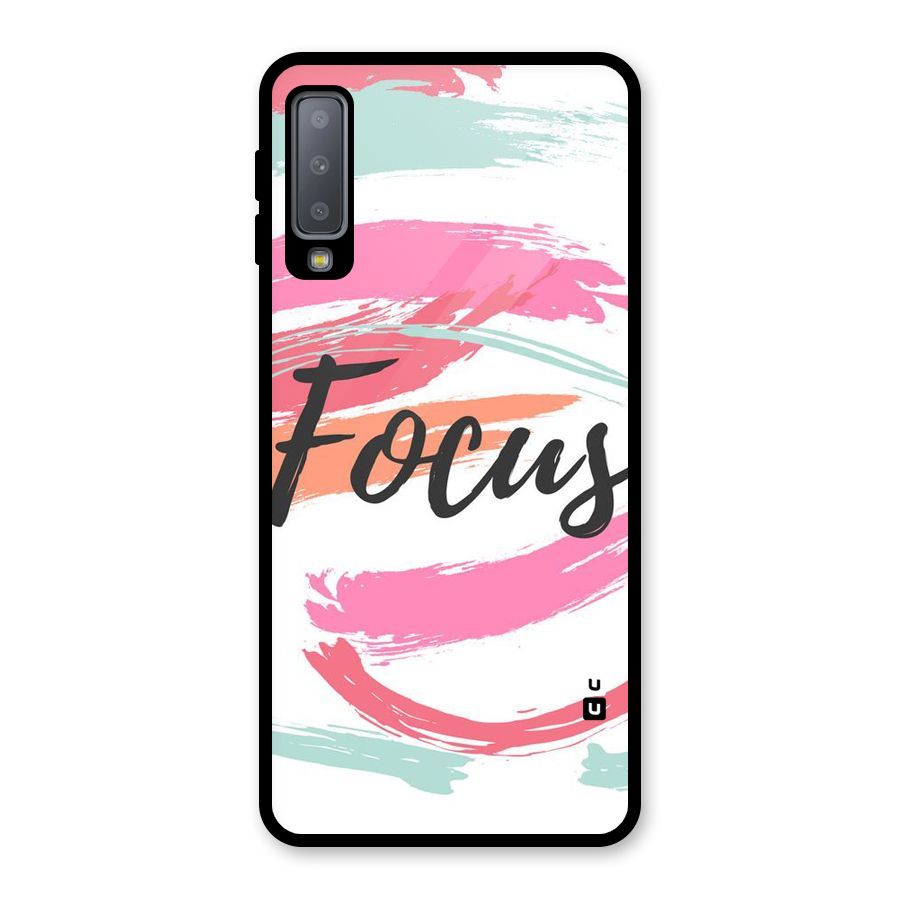 Focus Colours Glass Back Case for Galaxy A7 (2018)
