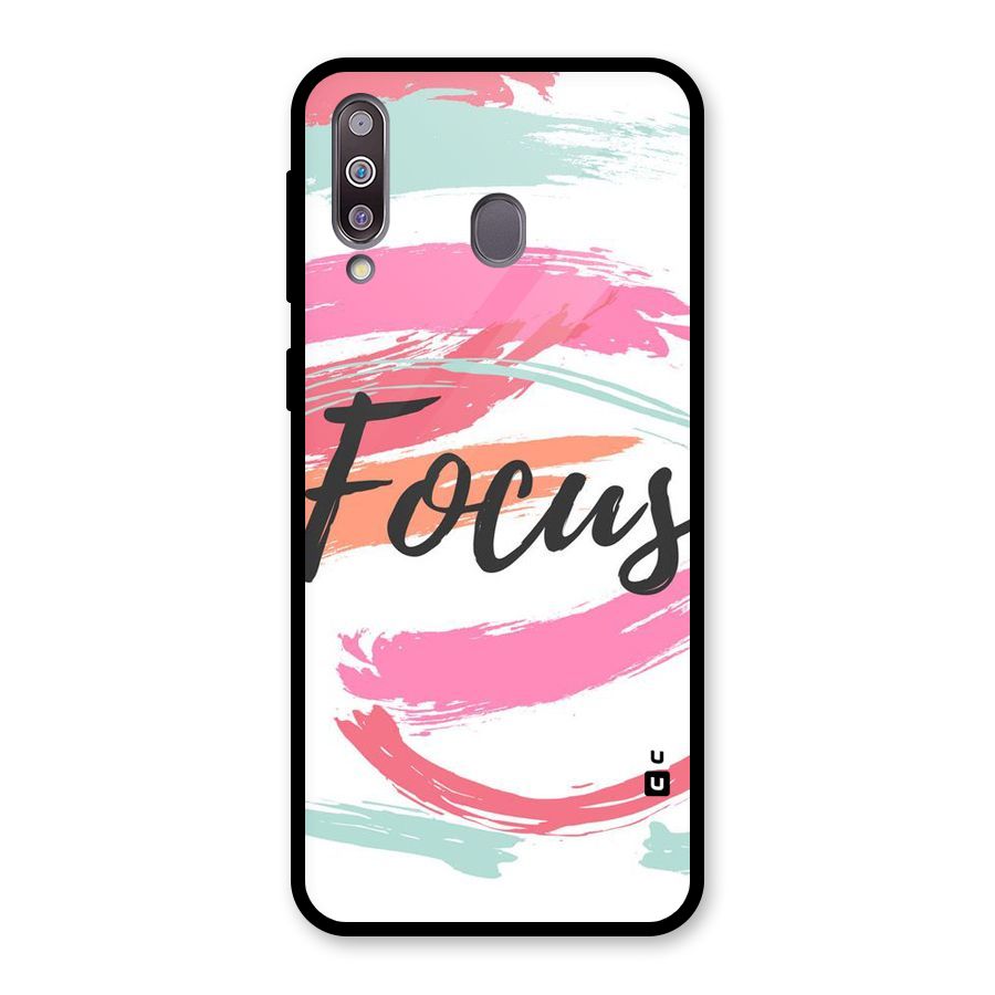 Focus Colours Glass Back Case for Galaxy M30