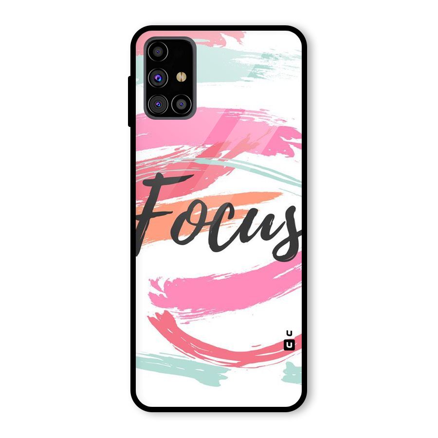 Focus Colours Glass Back Case for Galaxy M31s